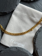 TT original-bracelet-Cuban chain mixed style double-layer bracelet | High-end jewelry | High-end stacking accessory | Patchwork bracelet | Unisex double-layer chain