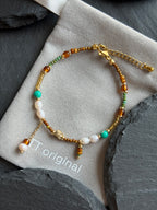 TT original-bracelet-Bohemian Style Freshwater Pearl Mixed Bracelet | Niche Design Beaded Bracelet + Perfect for Everyday Layering