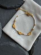 TT original-bracelet-French pearl bracelet | Ocean-themed jewelry | Summer beach accessories | Precious guardian bracelet | Emotional token bracelet