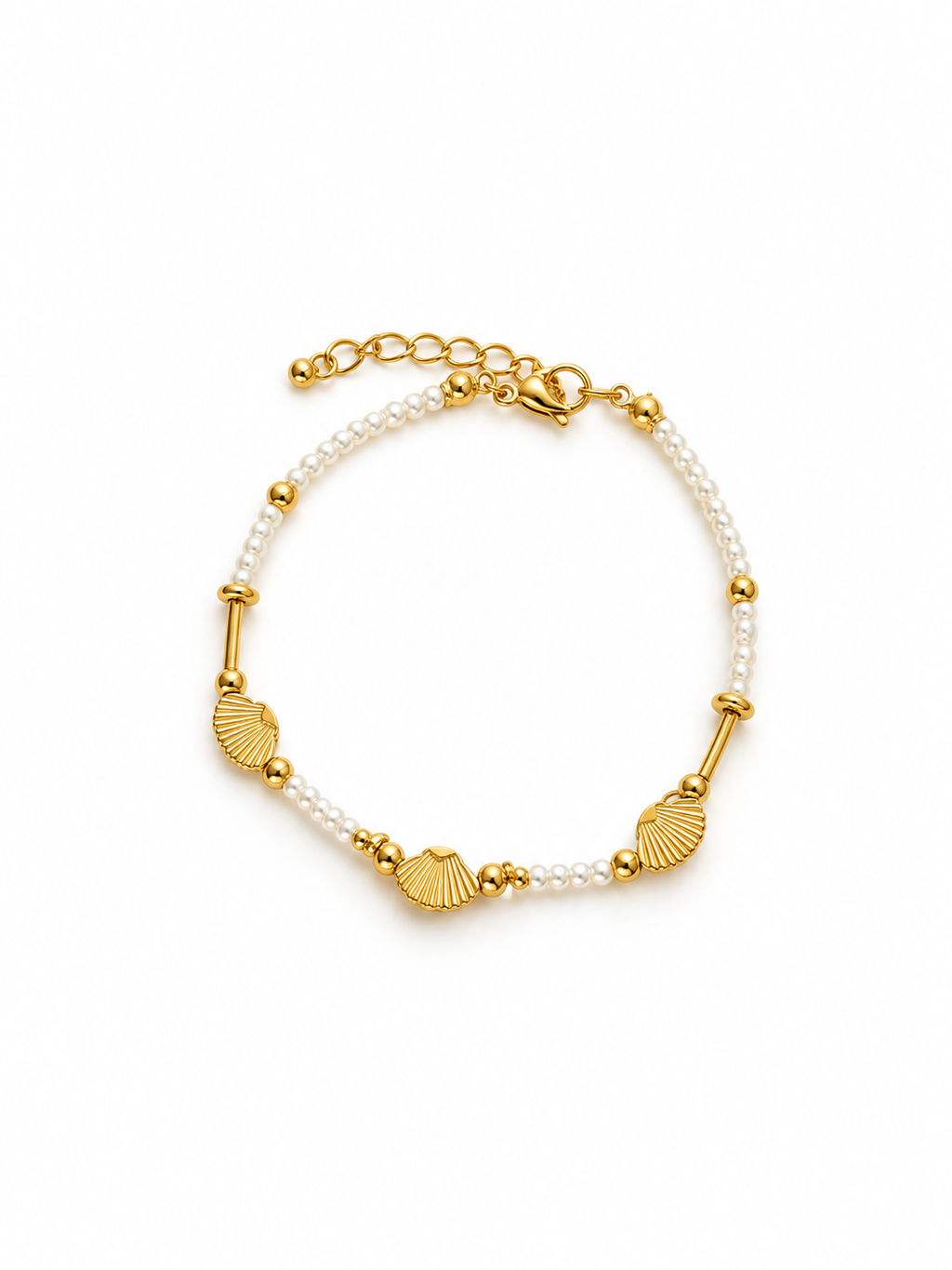 Pearl - Seashell Bracelet – Vintage Coastal Jewelry