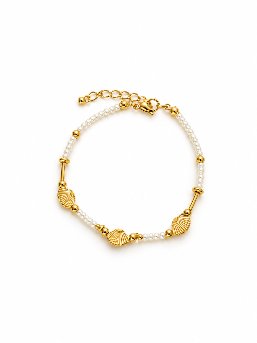Pearl - Seashell Bracelet – Vintage Coastal Jewelry